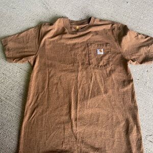 Carhartt Men's Brown Pocket T-Shirt Size M